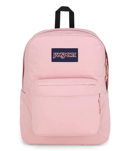 JanSport Superbreak Backpack - Durable, Lightweight Premium Backpack, Misty Rose - color: Misty Rose