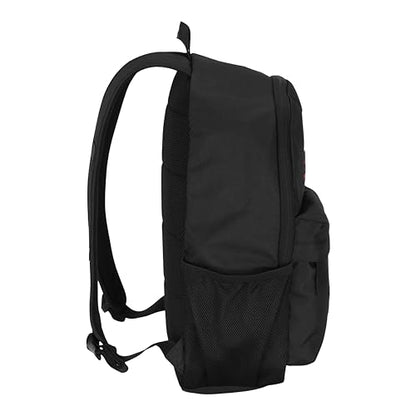 Fox Racing Clean Up Backpack, Slim Everyday School & Street Bag with Laptop Sleeve, Water Bottle Pocket & Adjustable Straps, Black - color: Black