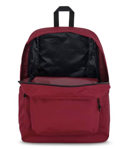 JanSport Superbreak Backpack - Durable, Lightweight Premium Backpack, Russet Red - color: Russet Red