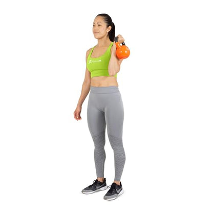 ProsourceFit Vinyl Coated Cast Iron Kettlebells for Full Body Fitness Workouts - size: 15.0 Pounds