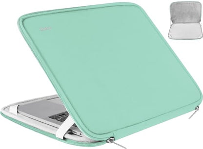 Laptop Sleeve 15.6 Inch, Durable Shockproof Protective Cover Flip Case Briefcase Carrying Bag Compatible with 15.6" HP, ASUS, Lenovo, Acer, Notebook, Computer, Ultrabook, Chromebook, Light Blue - color: Light Blue, size: 15.6 Inch