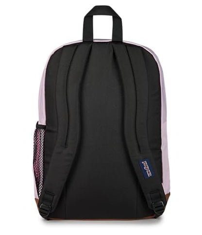 JanSport Cool Backpack with 15-inch Laptop Sleeve, Large Computer Bag Rucksack with 2 Compartments, Ergonomic Straps, Pink Ice - color: Pink Ice
