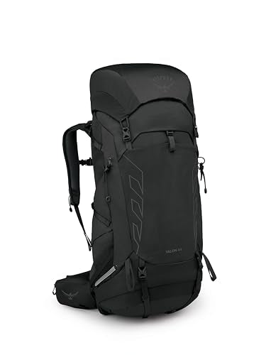 Osprey Talon 44L Men's Lightweight Hiking Backpack - Daypack for Travel & Camping, Black/Coal Grey, S/M - color: Black/Coal Grey, size: Small-Medium