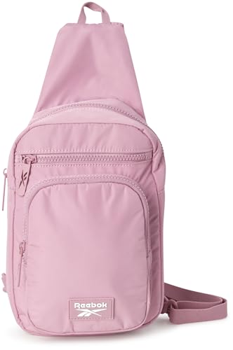 Reebok Unisex Crossbody Bag - Convertible Compact Durable Cross Body Bag for Women and Men - Gym and Travel Essentials, Size One Size, Cosmos Infused Lilac - color: Cosmos Infused Lilac