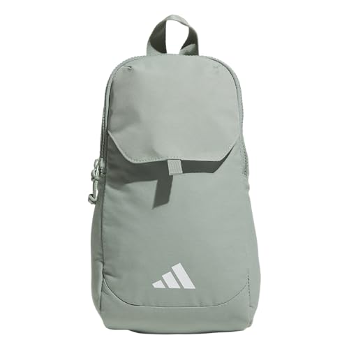 adidas Essentials 3 Crossbody – Sling Bag with Phone Pocket - color: Silver Green