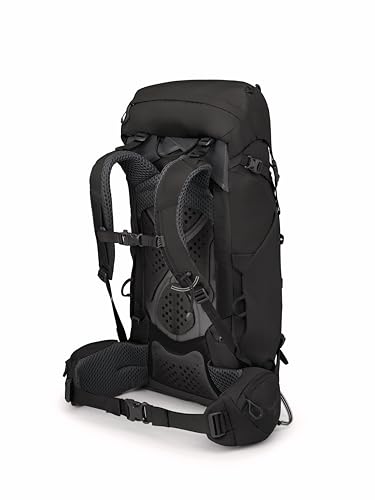 Osprey Kestrel 38L Men's Backpacking Backpack, Black, L/XL - color: Black, size: Large-X-Large