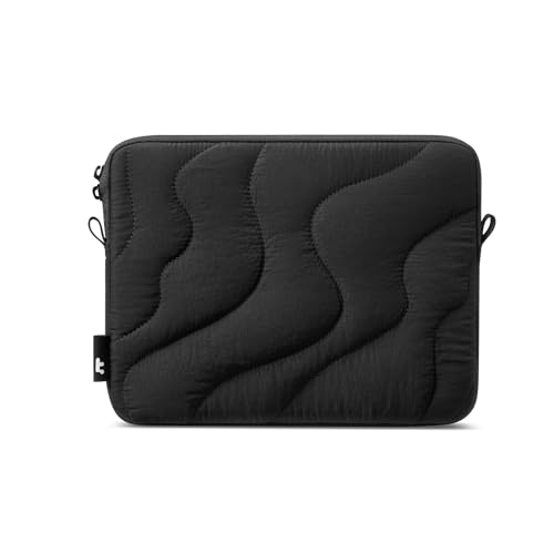 tomtoc 360 Protective Puffy Tablet Sleeve for 2026 11-inch iPad Air M4/M3, iPad Pro 2025 (M5/M4), iPad (A16) with Magic Keyboard/Smart Keyboard Folio, Quilted Soft Puffer iPad Case Bag - color: Lavascape, size: 11-inch for iPad Air/Pro
