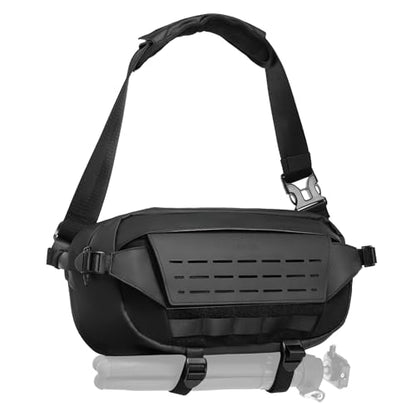 ULANZI Camera Sling Bag, Water-Resistant Camera Case with Tripod Holder, DSLR/SLR/Mirrorless Camera Bags Crossbody for photographers - Black 9L Capacity - size: Black 9L