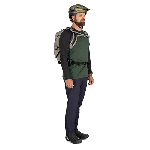 Osprey Raptor 14L Men's Mountain Biking Backpack with Hydraulics Reservoir - color: Tundra Green, style: 14l