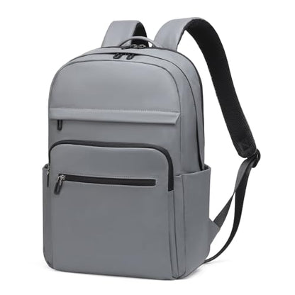 16 Inch Laptop Backpack for Men, Business Work Backpack for Everyday Commute, Waterproof Travel Office Computer Bag, Grey - color: Grey