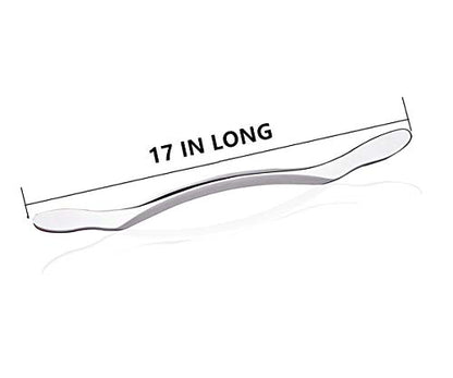Stainless Steel Gua Sha Scraping Massage Tool - Help Relieve Sore Muscles Great Soft Tissue Mobilization Tool (Long Bar) - style: Modern