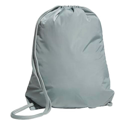 adidas Ready Sackpack – Drawstring Backpack Gym Bag, 13L - color: Wonder Sage Green/Semi Ice Tangerine Orange