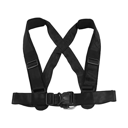 Sled Harness Resistance Strap, Black Nylon Tire Pulling Fitness Equipment, Strength Training - Padded Shoulder Straps, Durable Design, Ideal for Speed Agility and Endurance