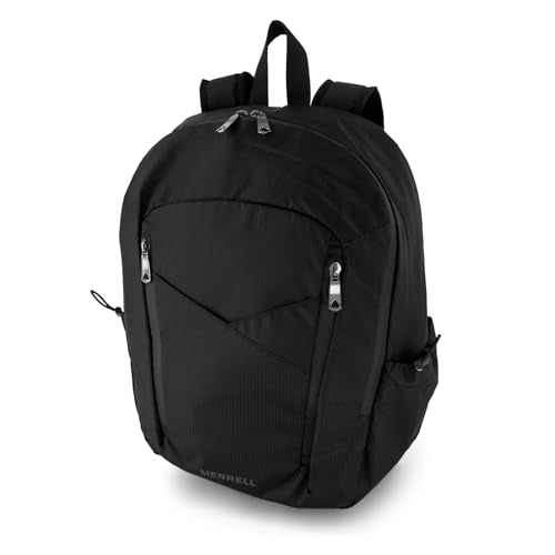 Merrell Eclipse Backpack, Lightweight Pack with Water Bottle Holder & Pockets, Multi-Use - color: Black