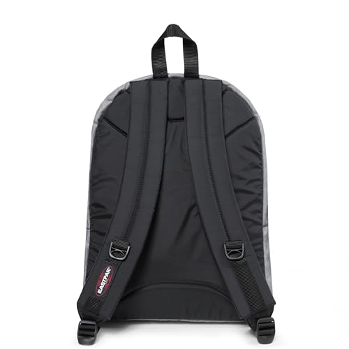 EASTPAK Pinnacle – 38L Everyday Backpack with Dual Compartments, Organizer Front Pocket, Quilted Back Panel & Shaped Shoulder Straps, Sunday Grey - color: Sunday Grey