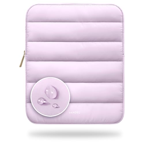 Vandel Puffy iPad Sleeve 11 Inch, Tablet Sleeve, iPad Bag, Tablet Pouch - color: i. Lilac, size: 9-11 Inch