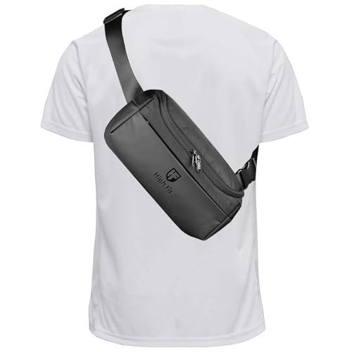 Compact EDC Sling Bag, Minimalist Crossbody Bag Men,Small Cross Body Bag for Men and Women,Water-resistant Lightweight Chest Shoulder backpack/Bag for Travel, Work, Sport - color: Black, size: XXS for Fits iPad Mini