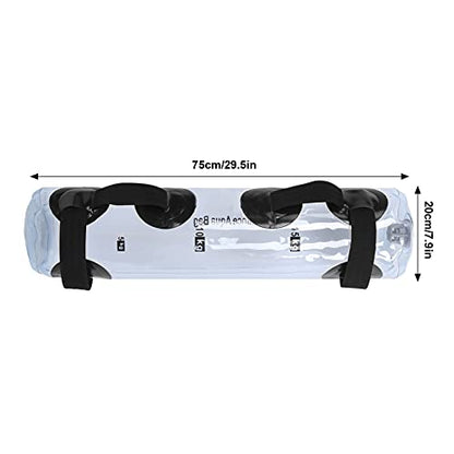 PVC Folding Yoga Weight Bearing Water Bag, Adjustable Aquabag for Fitness Training, Water Filled Sandbag with Durable Nylon Handle for Strength Muscle Workout at Home or
