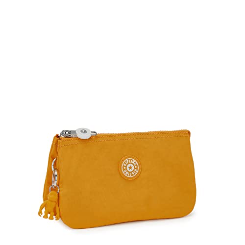Kipling Women's Creativity Large Pouch, Versatile Cosmetics Kit, Lightweight Travel Organizer - color: Rapid Yellow, size: 7.25''L x 4.25''H x 1.5''D