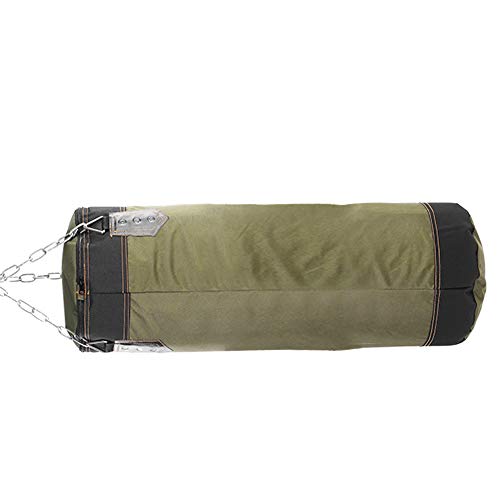 Bnineteenteam Heavy Punching Bag,Training Boxing Bag with Chain for Adults Men Women(Empty) - color: Green, size: 60 cm