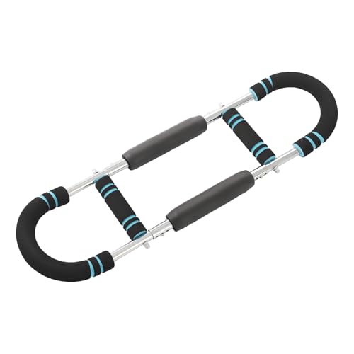 Twister Arm Trainer Upper Body Strength Builder 5 Levels Resistance Adjustment Detachable Arm Exercise Equipment U-Shaped Adjustable Trainer for Chest Wrists Back and Shoulders Exercise - color: Blue