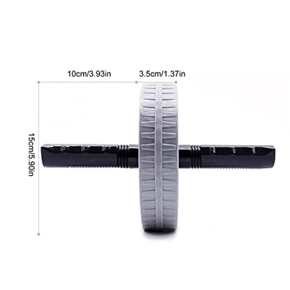 Abdominal Wheel,AB Wheel Roller,Automatic Rebound ABS Workout Core Workout AB Exercise Wheel - AB Workout Equipment Non-slip Strength Training Roller Wheel for Home and Gym Exercises, Grey