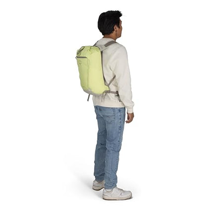 Osprey Daylite Cinch Backpack - Lightweight Travel Bag for Hikes, Festivals, and Everyday, Fuzzy Window Print/Torrent Blue - color: Fuzzy Window Print-Torrent Blue