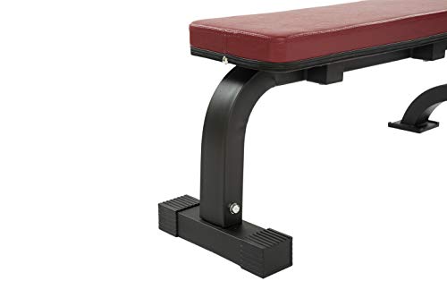 Flat Weight Utility Bench Heavy Duty for Multi-Purpose Weight Training and AB Exercises-1,000 lbs Capacity