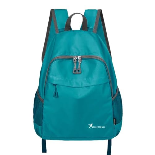 Geboldil Men's and women's waterproof backpack traveling backpack peacock green - color: Peacock Green