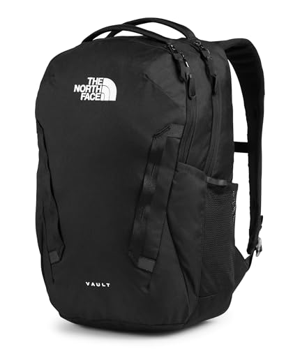The North Face Vault Everyday Laptop Backpack - Commuter Travel Bag, Water-Repellent Finish, Spacious Compartment, TNF Black-NPF, One Size - color: Tnf Black-npf