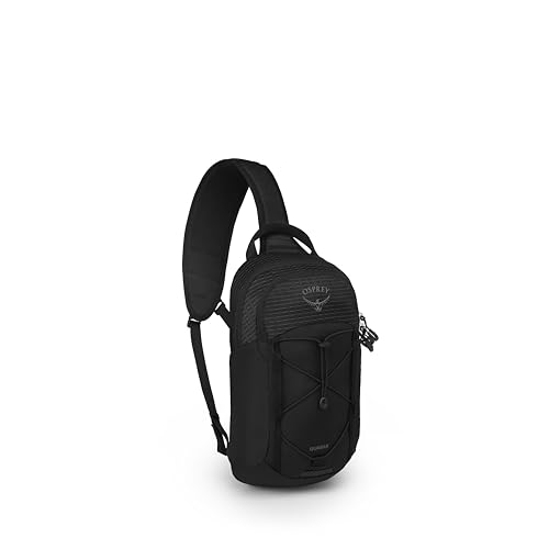 Osprey Quasar Shoulder Sling Bag - Everyday Crossbody Backpack with Laptop Sleeve, Bottle Pocket, & Phone Pocket, Black - color: Black