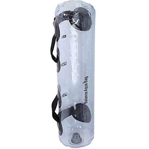 PVC Folding Yoga Weight Bearing Water Bag, Adjustable Aquabag for Fitness Training, Water Filled Sandbag with Durable Nylon Handle for Strength Muscle Workout at Home or