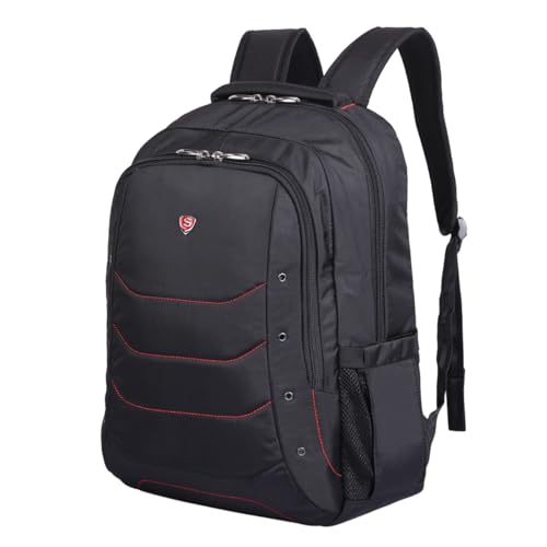 SAKOS Brisk 15.6 inch Laptop Backpack, Professional Travel Backpack Carry on Flight - TSA Approved, Water Repellent Laptop Backpack for Men & Women, College Backpack with Laptop Compartment - Black - color: 1. Brisk - Black