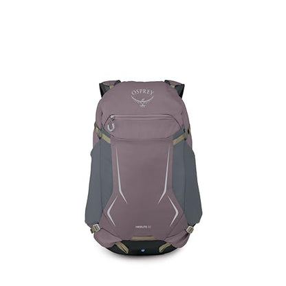 Osprey Hikelite 32L Durable Hiking Backpack - Travel Daypack with Rain Cover for Men and Women, Graphite Purple - color: Graphite Purple, style: 32l