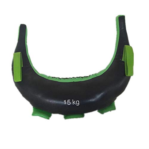Fitness Squat Exercise Weights Sandbags, Horn Sandbag Training Exercise Dynamic Load Heavy Duty Workout Gym Sandbag for Functional Strength Training Exercises - color: Green