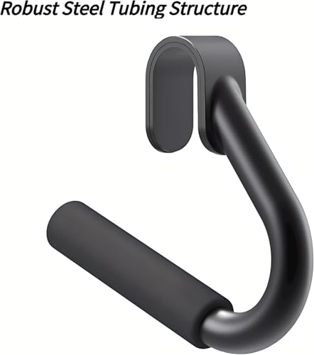 SELEWARE 48'' Heavy Duty Pull Up Bar Wall Mount Multi-function Chin up Bar with Home Gym Cable Pulley System LAT Pulldown Workout Attachments Heavy Bag Hanger - color: Black