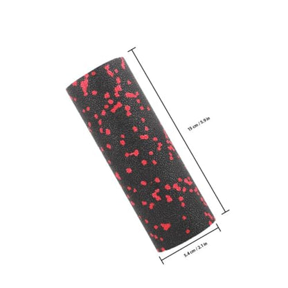 ORFOFE 2pcs Compact Exercise Roller Columns for Muscle Relaxation, Hollow Lightweight Fitness Foam Rollers, Back and Body Massage Tools for Travel and Home Use (Green Red)