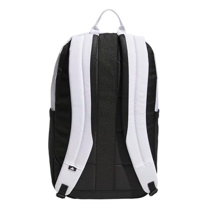adidas Amplifier Backpack for Laptop, School and Gym, 28L, White/Black/Bungie, OSFA - color: White/Black/Bungie
