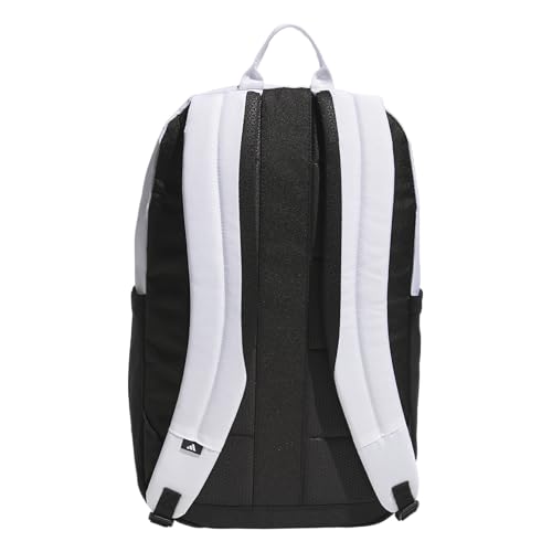 adidas Amplifier Backpack for Laptop, School and Gym, 28L, White/Black/Bungie, OSFA - color: White/Black/Bungie