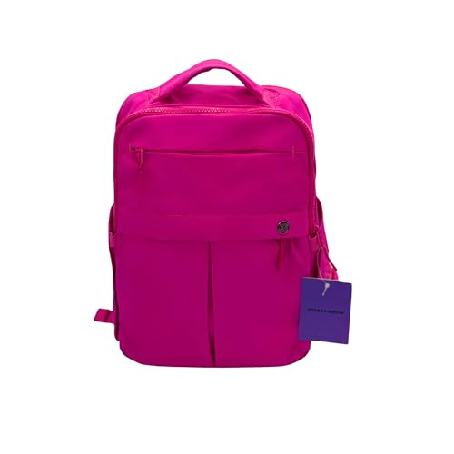 I&R The Iris Mini Backpack (#9013) Portable Lightweight and Durable Material - By Iris & Rainbow - color: Hot Pink