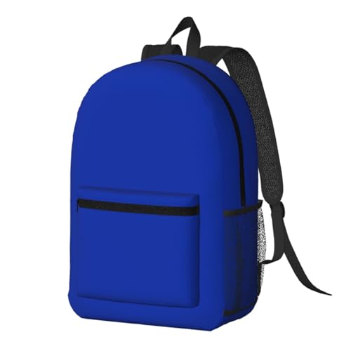 MZERSE Sports Backpack, Blue, Gym Daypack with Water Bottle Holder, Multi Purpose Bag for Men Women - color: Pattern (1116)