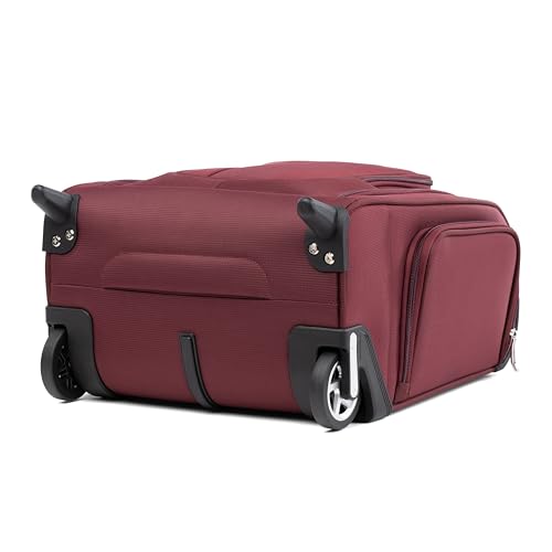 Travelpro Luggage Maxlite 5 Softside Lightweight Rolling Underseat Compact Carry on Upright 2 Wheel Bag, Men and Women, Burgundy, 15-Inch - color: Burgundy