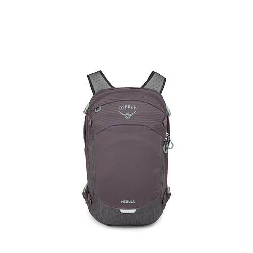 Osprey Nebula Commuter Backpack - Everyday Bag with Laptop Sleeve and Bottle Pockets, Graphite Purple Heather - color: Graphite-purple Heather