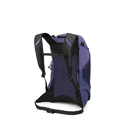 Osprey Hikelite LT 22L Hiking Backpack - Lightweight Travel Daypack with Rain Cover for Men and Women, Botswana Purple - color: Botswana Purple, style: 22l