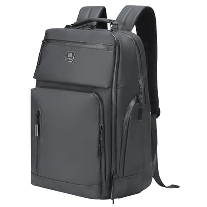 DTGN 30L 17 Inch Business Laptop Backpack Water Resistant Gray - color: Gray