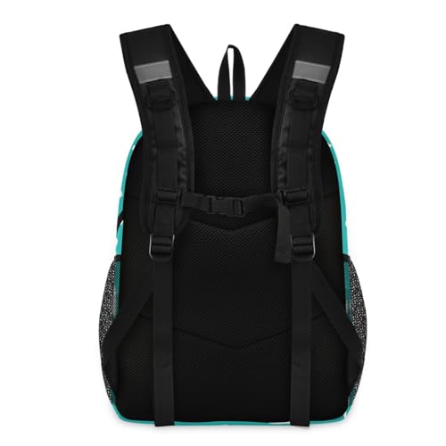 Water-Resistant Travel Raindrops Pattern Backpack - Lightweight Laptop Daypack, 15.6" Laptop Compartment, Durable Commuter Bag for Work & Outdoor#95