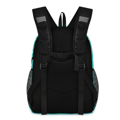 Water-Resistant Travel Raindrops Pattern Backpack - Lightweight Laptop Daypack, 15.6" Laptop Compartment, Durable Commuter Bag for Work & Outdoor#95