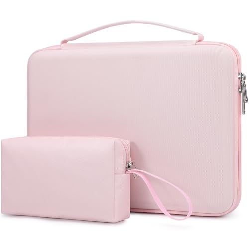 HYZUO 15-16 Inch Hard Shell Case Laptop Sleeve for MacBook Pro 16 M5/M4/M3/M2/M1 Pro/Max A3428 A3429 2026-2019, MacBook Air 15 M5/M4/M3/M2 2026-2023, 15" Surface Laptop, Razer Blade 15, Pale Pink - color: Pale Pink, size: 15-16 Inch