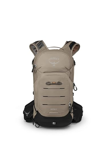 Osprey Raptor 14L Men's Mountain Biking Backpack with Hydraulics Reservoir - color: Pediment Grey, style: 14l