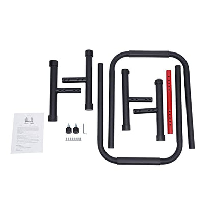 Dip Stand Station, Dip Station Functional Dip Stands Fitness Workout Dip bar Station Stabilizer Push Up Stand, Dip Bar, Adjustable Bars for Home Workout, Dip Station with 440LBS Loading Capacity